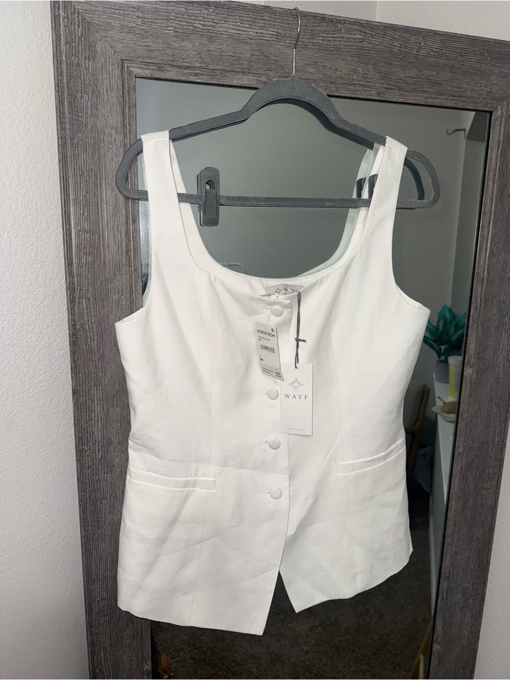 Nordstrom Wayf Ivory Women's Top/Blouse